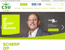 Tablet Screenshot of csu.nl