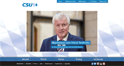 Desktop Screenshot of csu.de